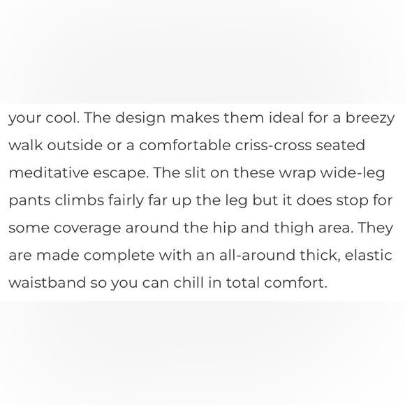 Boho Wrap Pants - Picture 3 of 6